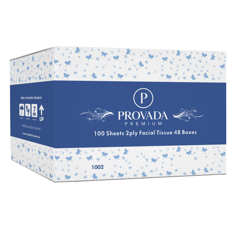 Premium 2ply Facial Tissues (1002)
