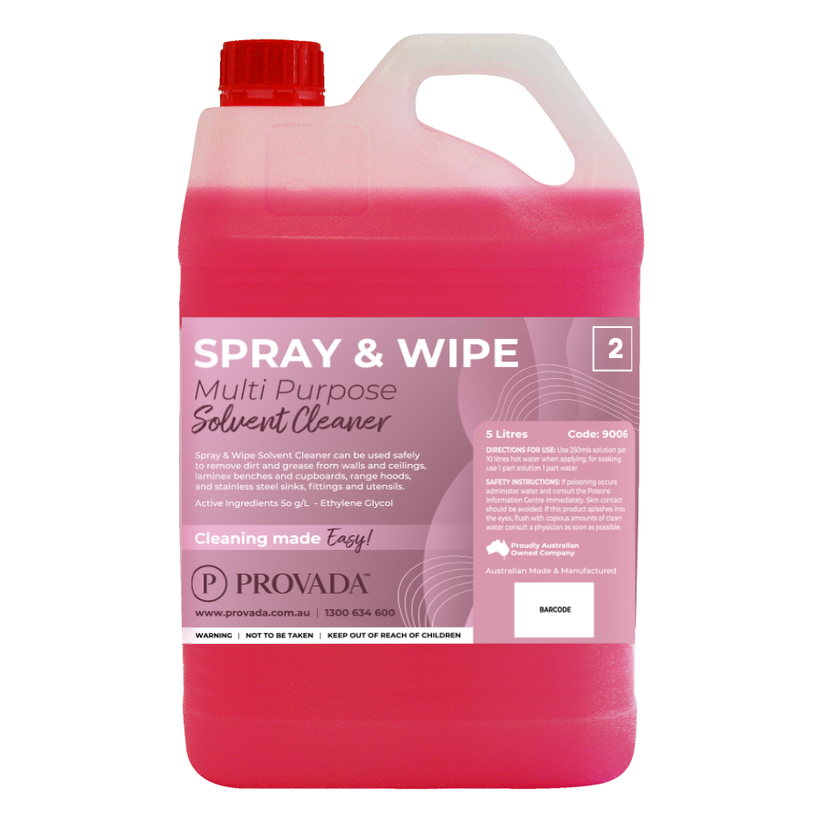 5L Spray Wipe Provada au